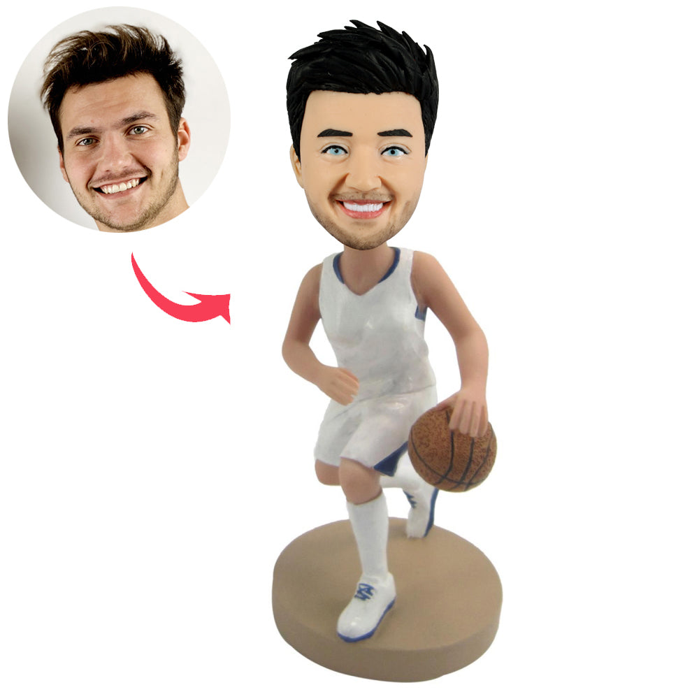 Custom Dribble Basketball Bobblehead