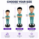 Male Nurse Personalized Custom Bobbleheads