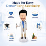 Doctor Personalized Custom Bobblehead Doll
