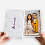 Wedding Couples Custom Bobbleheads with Pets