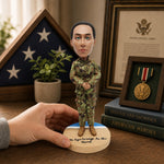 Custom Female Soldier Bobblehead