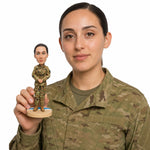 Custom Female Soldier Bobblehead