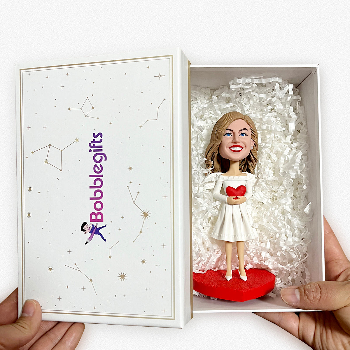 thumbnail image 2 of Woman Bobblehead Custom, Personalized Gift For Mom, Unique Birthday 2 of 12