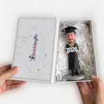 Custom Male Graduation Bobblehead Doll