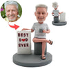 Custom Bobblehead with "BEST DAD EVER"