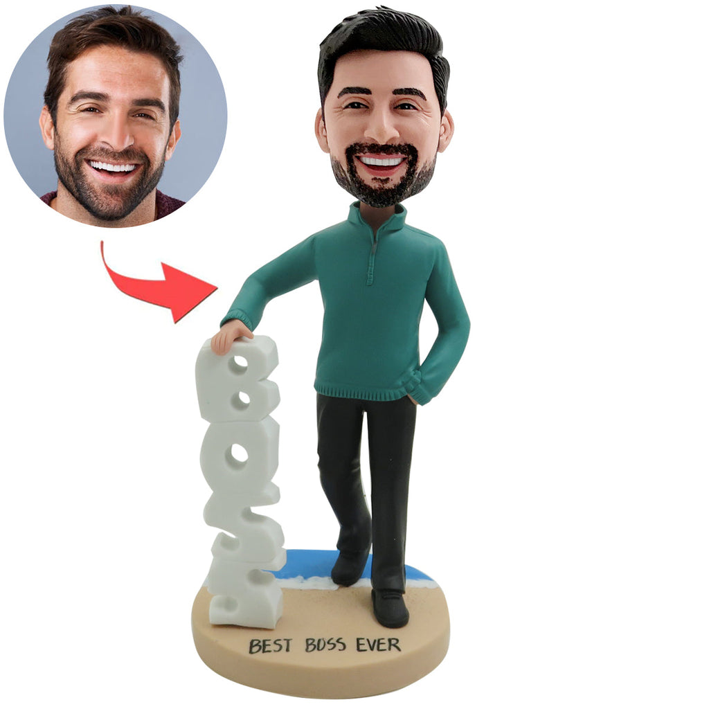Custom Bobblehead "BEST BOSS EVER"