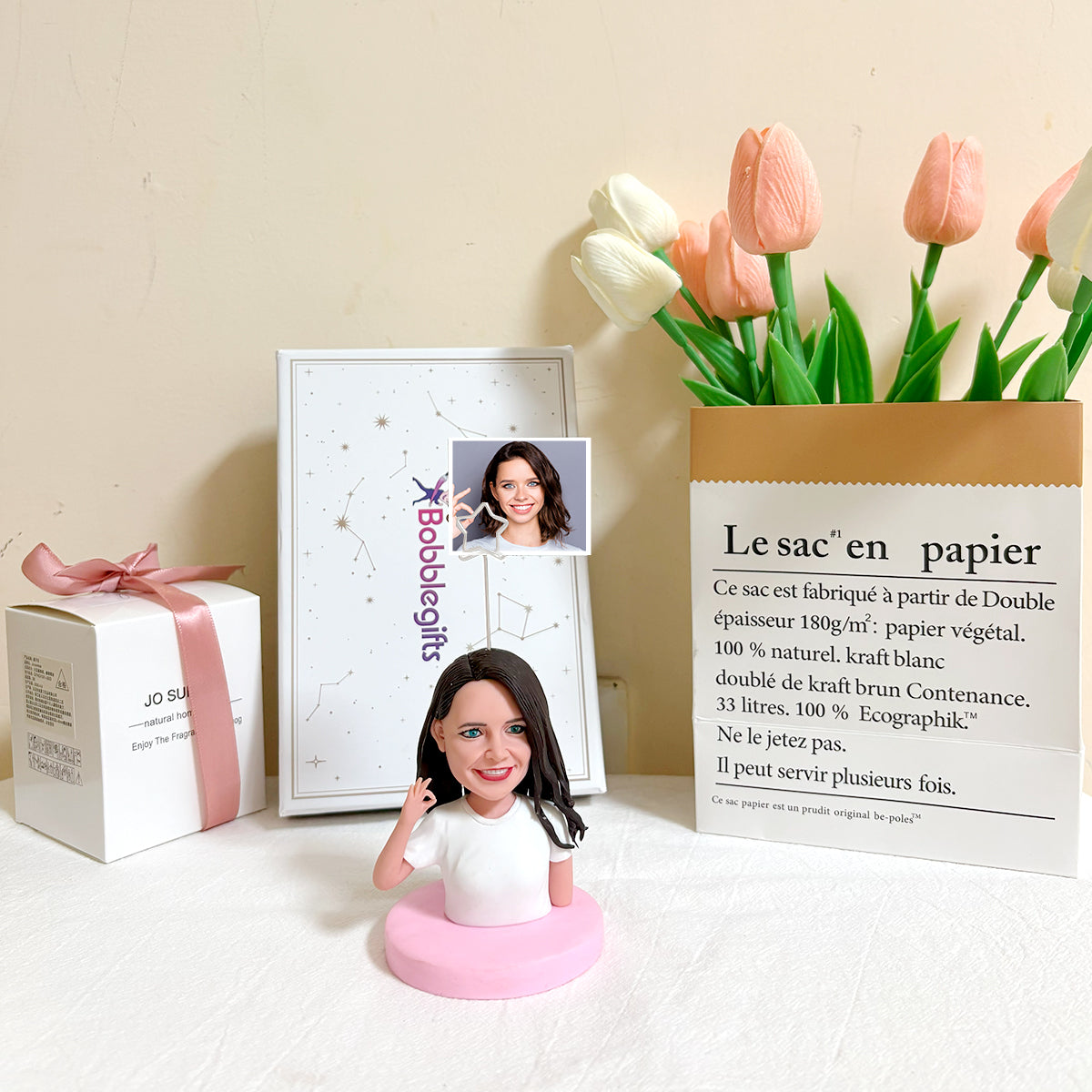 Custom Bobblehead with Photo Clip