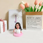 Custom Bobblehead with Photo Clip