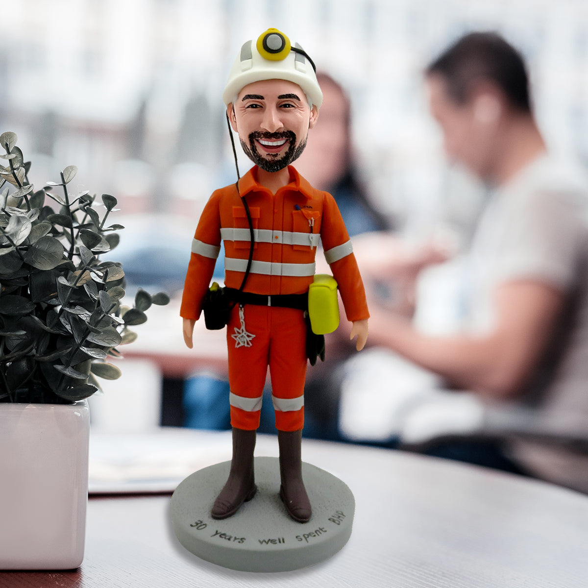 Custom Miner Bobblehead