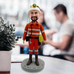 Custom Miner Bobblehead
