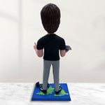 Custom Bobblehead with Laptop and Dumbbell