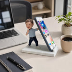 Personalized Bobblehead Phone Holder