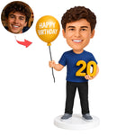 Personalized 20th Birthday Custom Bobblehead
