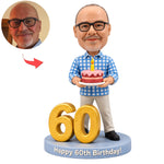 Personalized 60th Birthday Custom Bobblehead