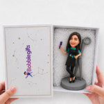 Personalized Handmade Gift Custom Hairdresser Bobblehead
