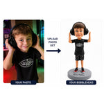 Custom Boy Bobblehead from Photo - Personalized Kids Keepsake Gift