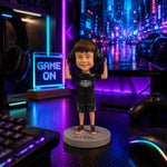 Custom Boy Bobblehead from Photo - Personalized Kids Keepsake Gift