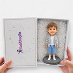 Custom Kid Bobblehead from Photo with Love Heart Base