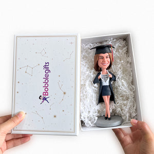 Custom Bobblehead - Happy Graduation