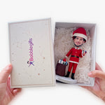Custom Bobblehead Santa Claus with Christmas gifts