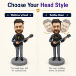 Bobblehead Doll for Music Lovers with Guitar