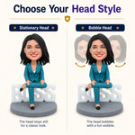 Custom WORLD BEST LADY BOSS Bobblehead Doll