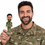 Custom Male Soldier Bobblehead