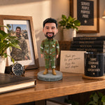 Custom Male Soldier Bobblehead