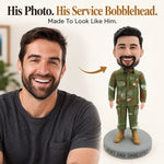 Custom Male Soldier Bobblehead