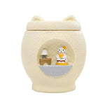 Custom Cat Urn with Personalized Bobblehead