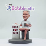 Custom Bobblehead with "BEST DAD EVER"