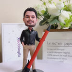 Custom Bobblehead Holding Pen