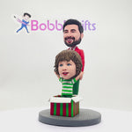 Christmas Gifts Custom Parent & Kid Bobblehead