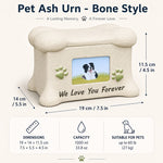 Custom Dog Urn with Personalized Bobblehead