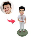 Custom Baseball Sportman Bobblehead - BobbleGifts