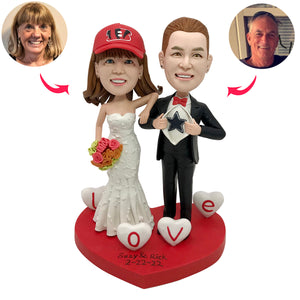 Custom Wedding Cake Toper Bobblehead