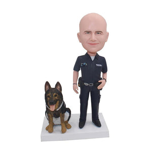 Fully Customized Bobblehead - 1 Person + 1 Pet - BobbleGifts