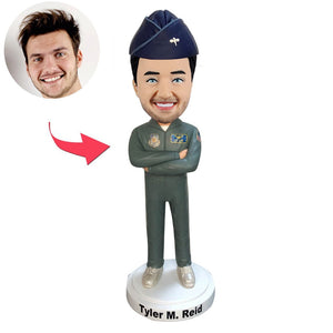 Custom Bobblehead For Air Force Officer