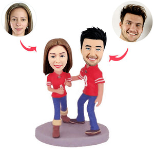Custom Bobblehead Sport Couple