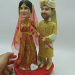 Indian Wedding Couple Bobblehead Doll