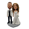 Custom Wedding Bobblehead with White Clothing