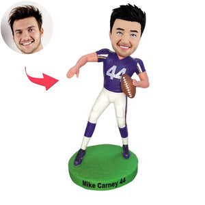 Custom American Football Bobble Head Doll