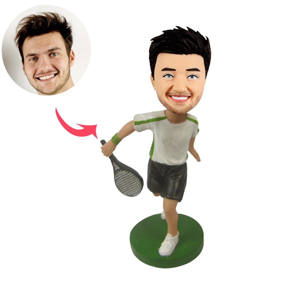 Custom Tennis Player Bobbleheads - BobbleGifts