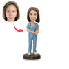 Female Nurse Custom Bobbleheads - BobbleGifts