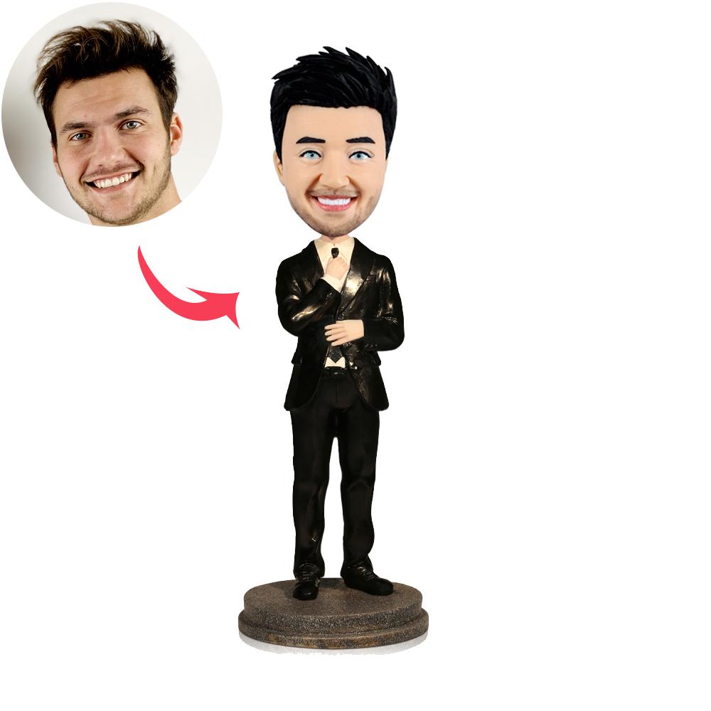 Personalized Gentlemen Custom Bobblehead - BobbleGifts