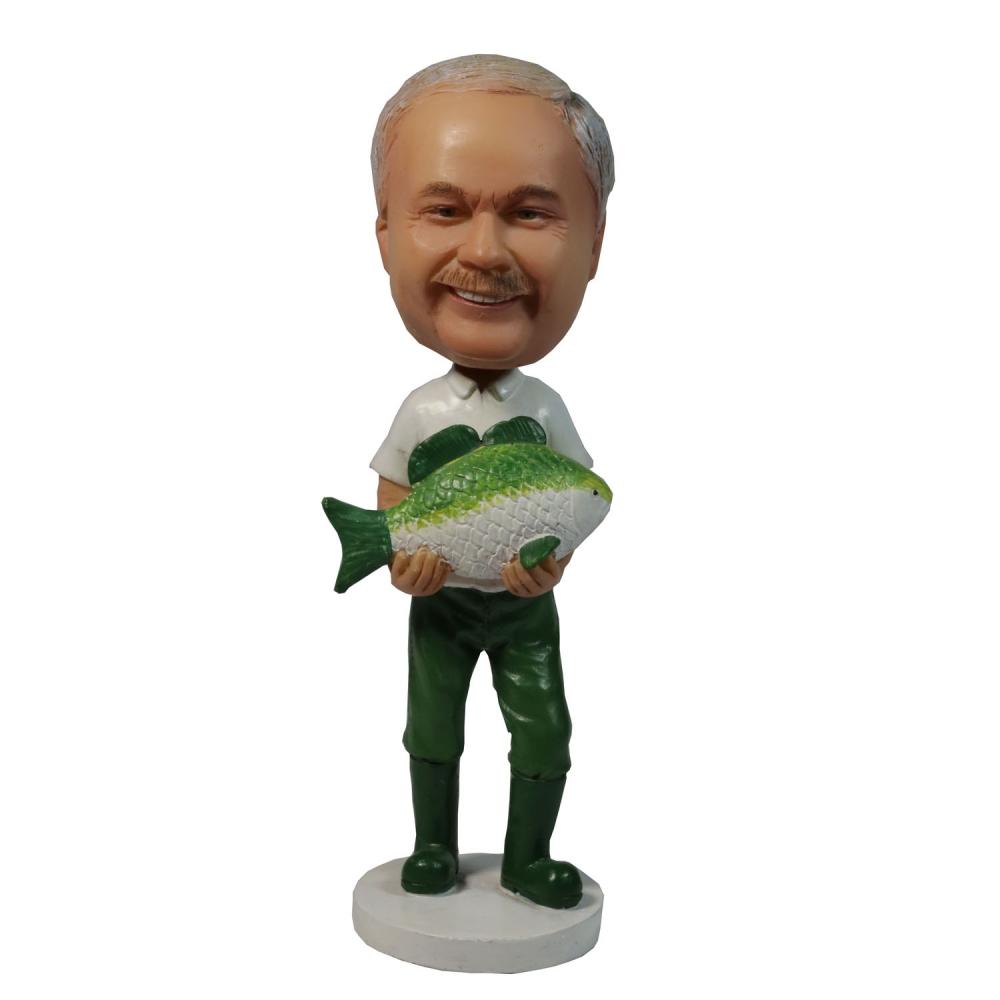 Personalized Fishing Man Custom Bobbleheads -Gift for Grandpa – BobbleGifts  UK