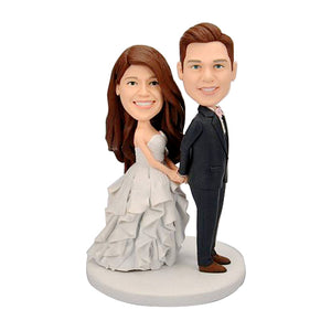 Personalized Wedding Cake Topper Bobblehead