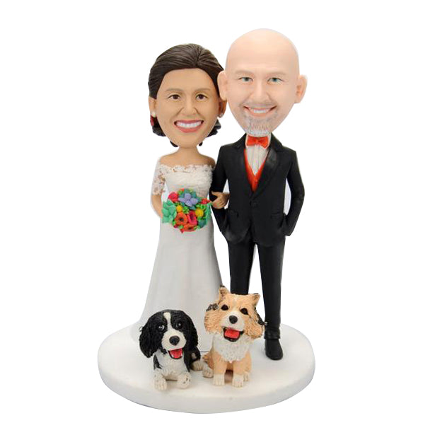 Custom Anniversary Couple Bobblehead