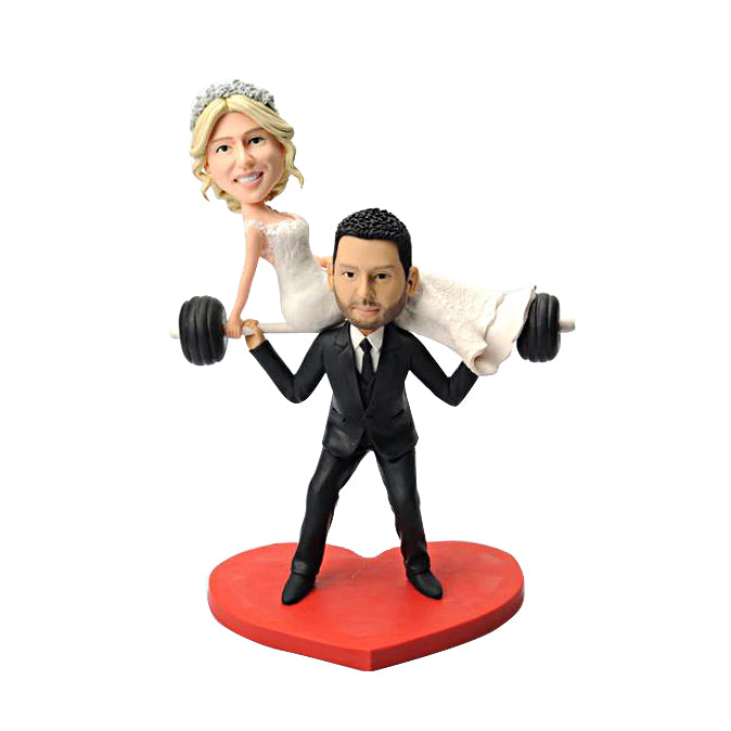 Custom Weight Lifting Bobbleheads