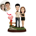 Custom Couple Singing Bobbleheads - BobbleGifts